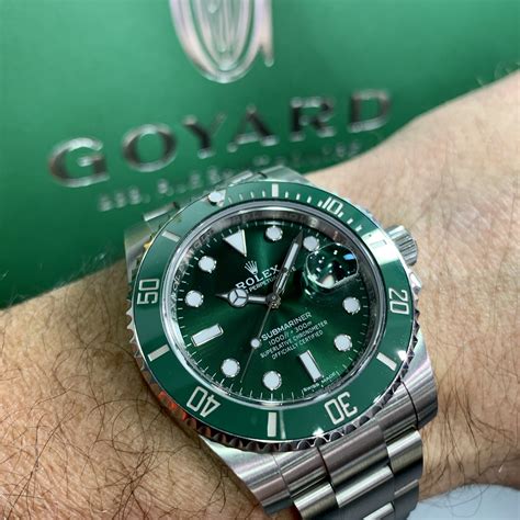 rolex submariner green cena|submariner rolex green price.